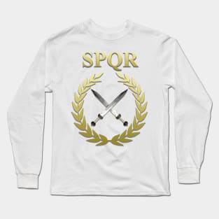 SPQR Roman Gladius Long Sleeve T-Shirt